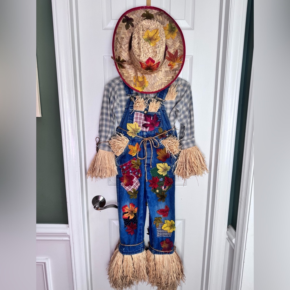 Custom-Made Scarecrow Costume - 3T/4T